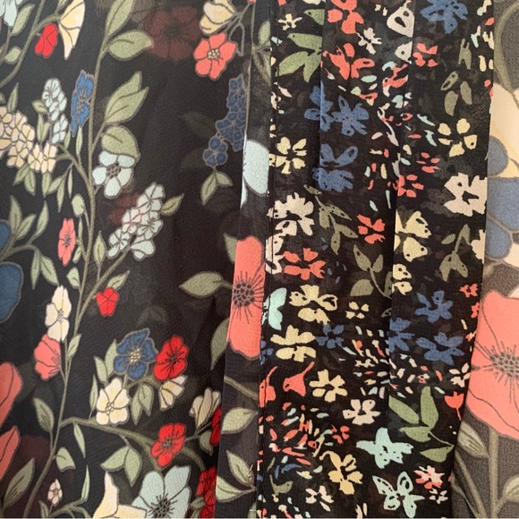 Jessica Simpson Maternity Floral Kimono Flowy Cover Up Short Sleeved O/S - Picture 5 of 5